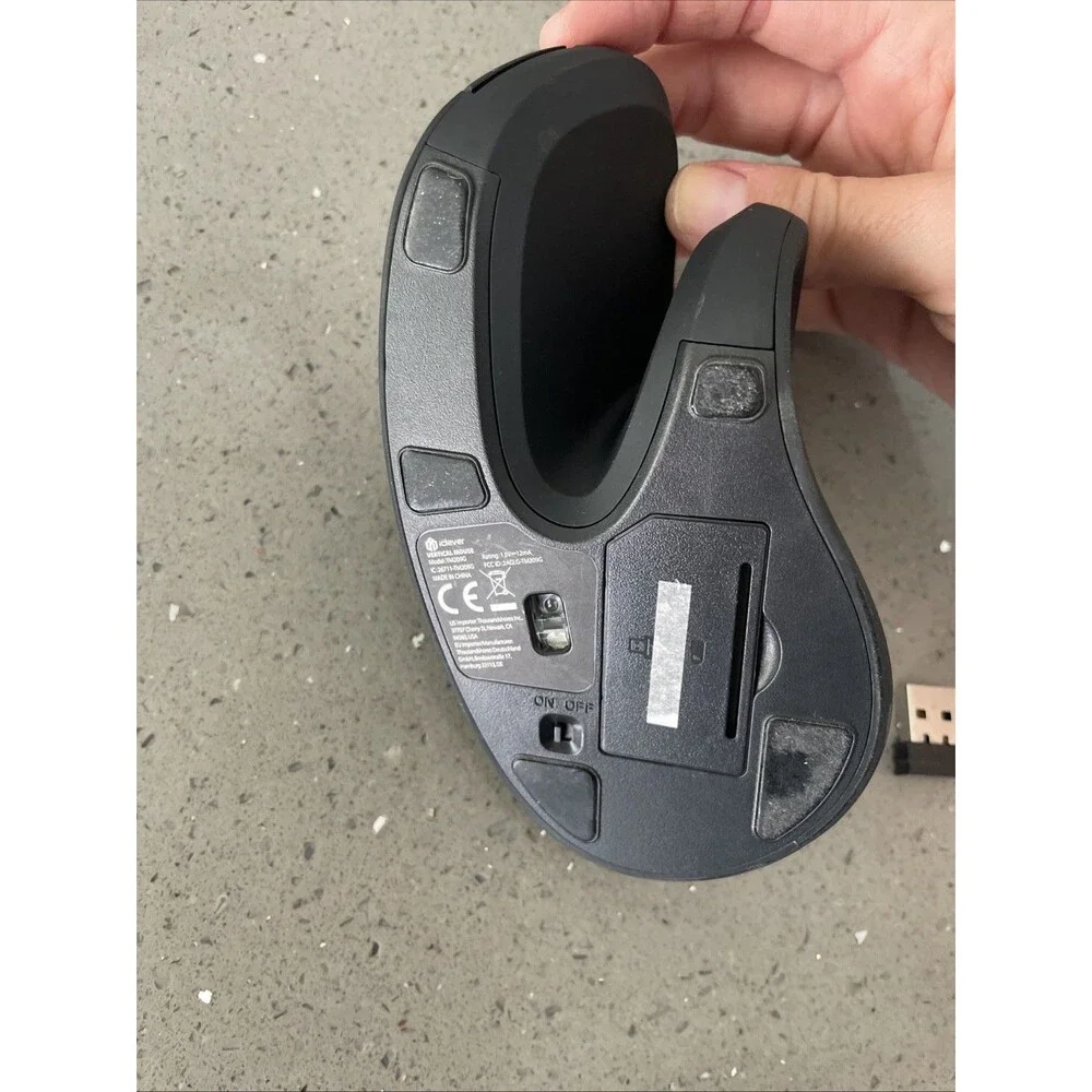 iClever Ergonomic Vertical Mouse TM209G With USB Dongle TESTED WORKING